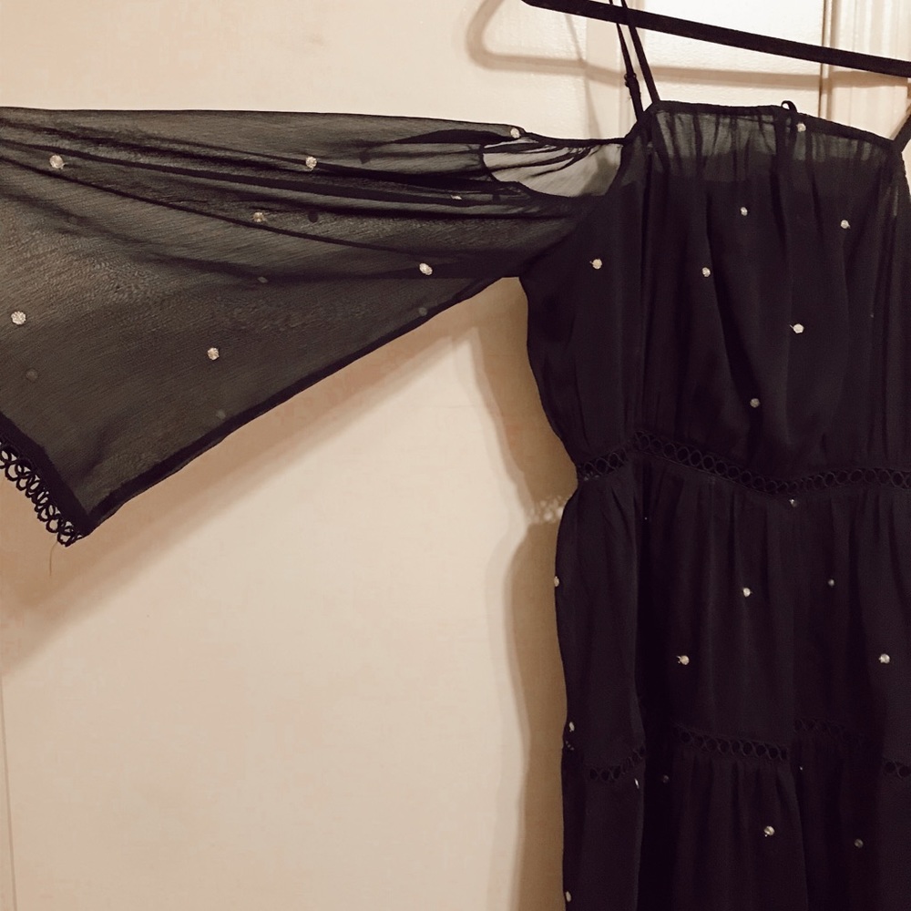 Aqua Dark Blue Dress